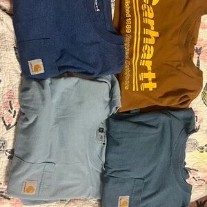 Lot of 4 men’s Carhartt size 2XL t-shirts.